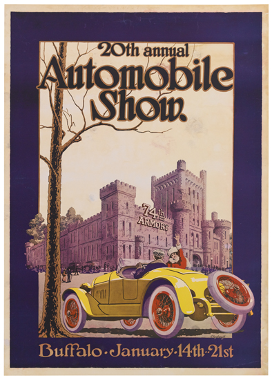 20th Annual Automobile Show, Buffalo January 14th 21st.