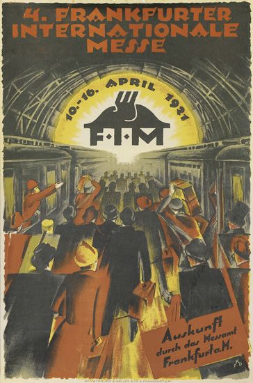4. Frankfurter Internationale Messe, 10-16. April 1921, F.I.M