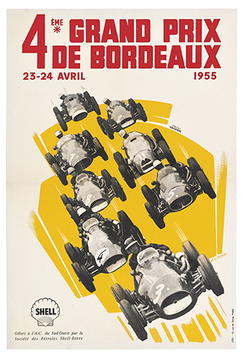 4eme Grand Prix De Bordeaux 23-24 Avril, 1955 Shell