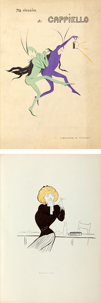 70 Dessins, De Cappiello., Libhaihie H. Floury