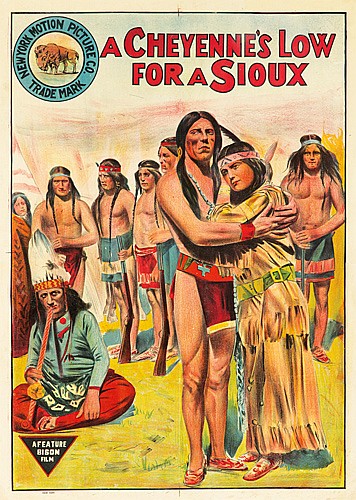 A Cheyennes Low, for a Sioux, Afeatule, Bison, Film