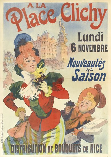 A La Place Clichy Lundi 6 Novembre Nouveautés De La Saison Distribution De Bouquets De Nice