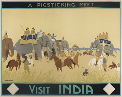 A Pigsticking Meet, Visit India