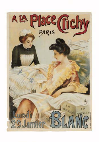 A la place clichy paris, Lundi 29 janvier,Blanc