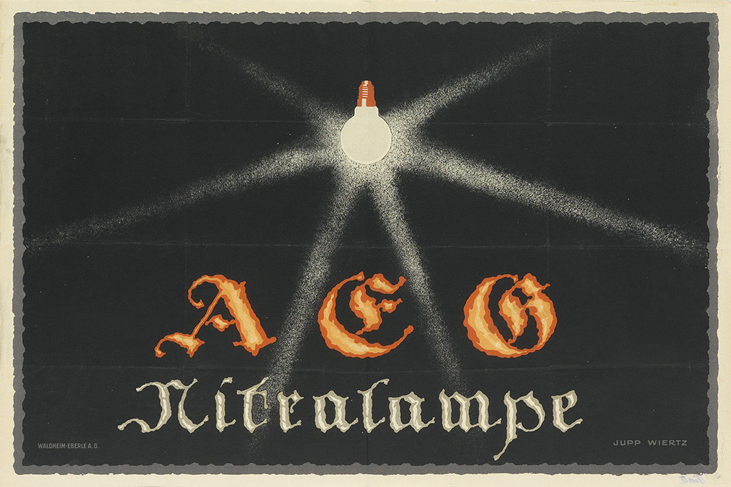 AEG, Nitralampe, Waldheim eberle A.B., Jupp Wiertz