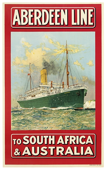 Aberdeen Line, To South Africa & Australia