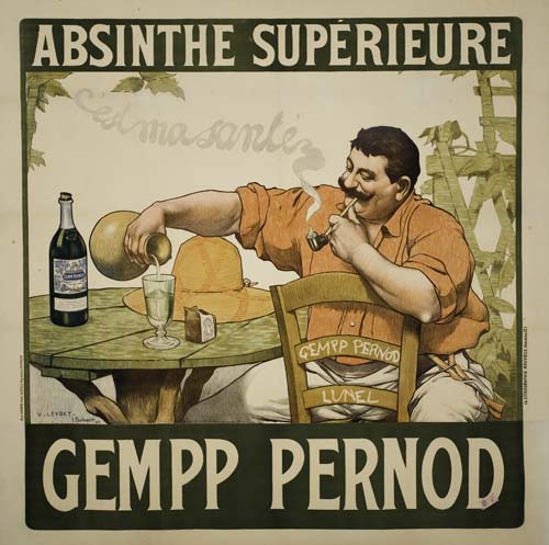 Absinthe Superieure, Ceshma Sanlem, Gempp Pernod, Lunel