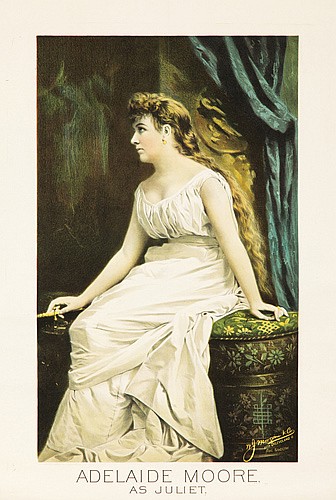 Adelaide Moore,  as Juliet.