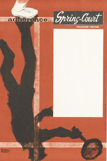 Adherence, Spring-Court, Chaussure Vintilee