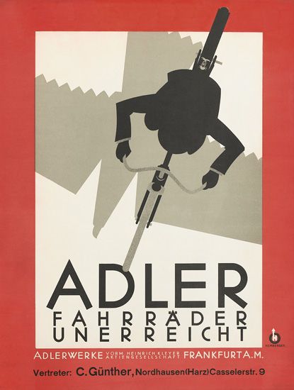 Adler, Fahrrader, Unerreicht, Adlerwerke, Vorm Heinrich Kleyr Aktiengsellschatt, Frankfurta.M