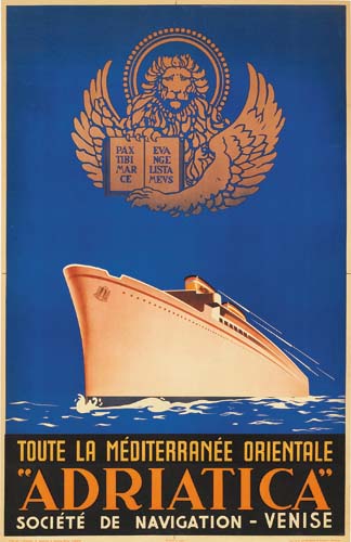 Paxtibimarce, Evangelistamevs, Toute La Mediterranee Orientle, Adriatica, Societe De Navigation Venise