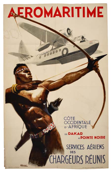 Aeromaritime, Cote Occidentale, D’Afrique De dakar Pointe Noire, Services Aeriens Des, Chargeurs Reunis