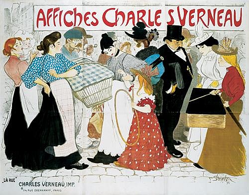 Affiches Charle Sverneau, La Rue”, Charles Venneau. Imp.