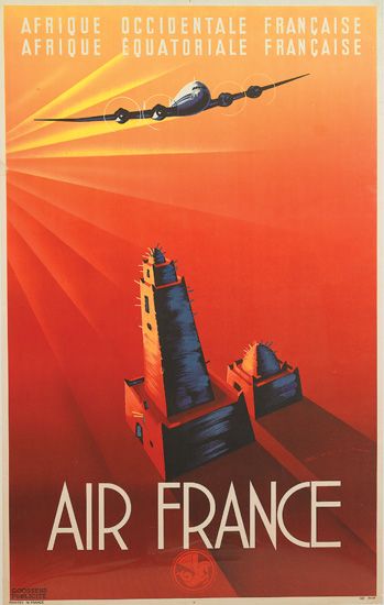 Afrique Occidentale Française, Afrique Equatoriale Française, Air France