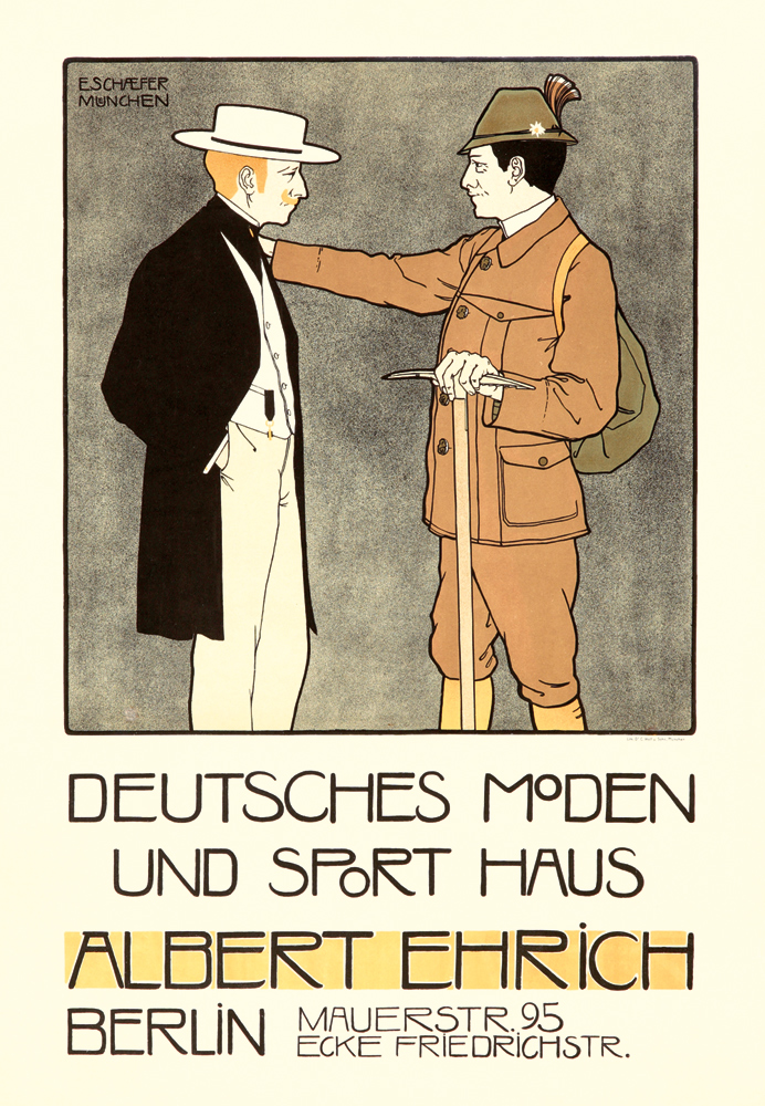 Deutsches Moden, Und Sport Haus, Albert Ehrich, Berlin, Mauerstr.95, ecke Friedrichstr.
