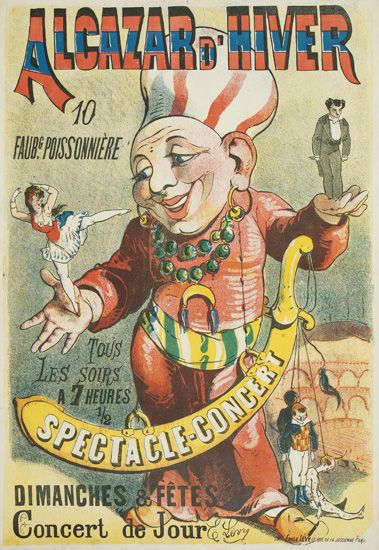 Alcazar D’hiver Spectacle-Concert 10 Faug. Poissonate Tous Les Soirs A 7 Heures 1/2  Dimanches & Fetes Concert De Jour