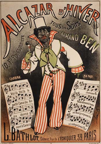 Alcazar D’Hiver,Tous Les Soirs, Armand Ben, 10. F. 8 Poissonniere, Canada, Po Paul, Voi La Voi La Le, Petit Cana da An-, No Donna Plit, Cann’A Canada, L. Bathlot, Editeur Rue De L’Echiquier. 39, Paris