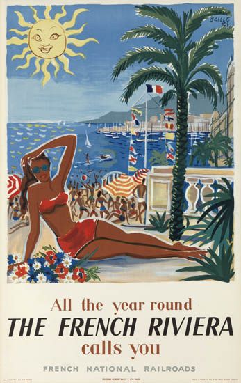 All The Year Round, The French Riviera,  Calls You, French National Railroads