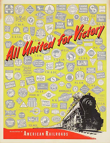 All United For Victory, Assciatise At American Railroads