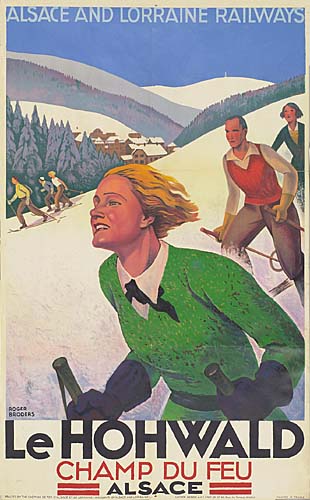 Alsace And Lorraine Railways, Roger Broders, Le Hohwald, Champ Du Feu, Alsace