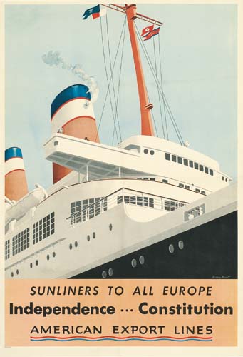 Sunliners To All Europe, Independece Constitution, American Export Lines