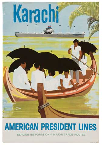 Karachi, American President Lines, Servind 30 Ports On 4 Major Trade Routes