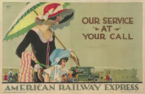 Our Service, At, Your Call, American Railway Express-