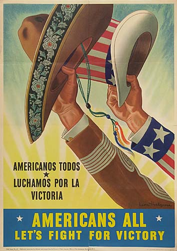 Americanos Todos, Luchamos Por La, Victoria, Americans All, Lets Fight For Victory