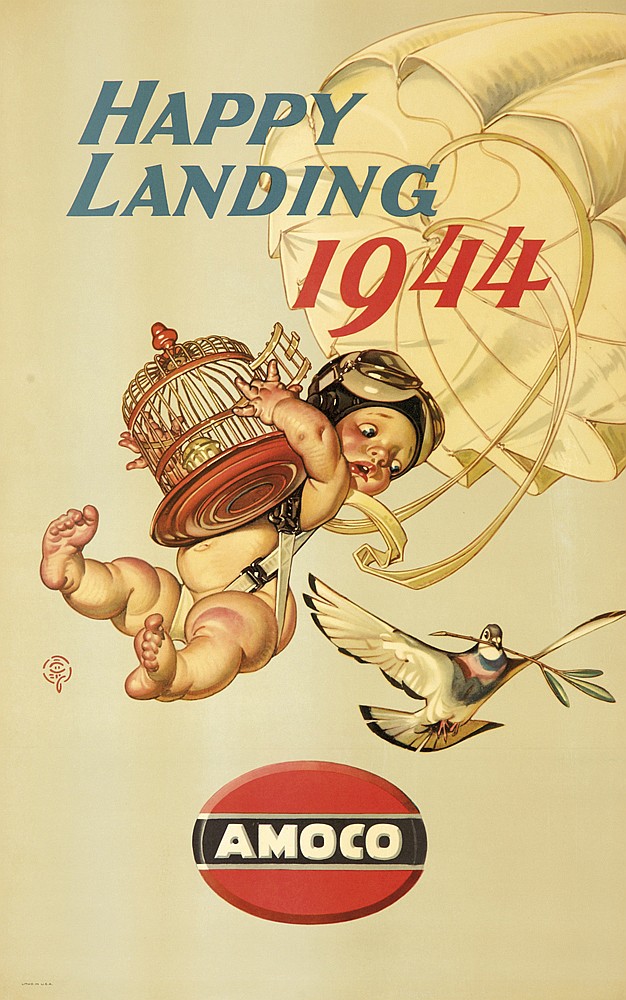 Happy, Landing, 1944, Amoco