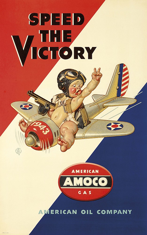 Speed, The, Victory, 1943, American, Amoco, Gas, American Oil Company