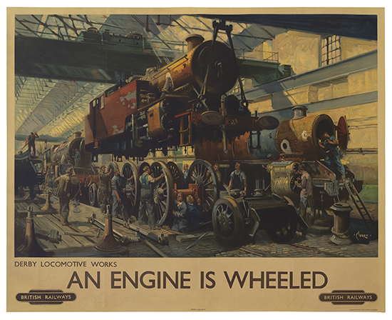 Derby Locomotive Works, An Engine Is Wheeled, British Railways