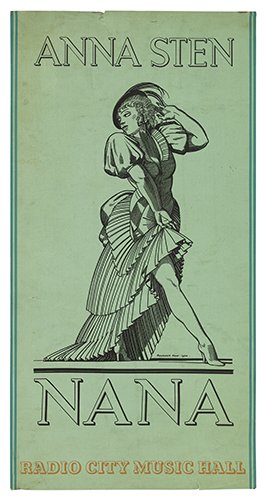 Anna Sten Nana, Radio City Music Hall