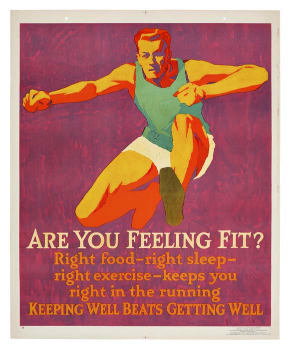 Are You Feeling Fit?, Right Food-Right Sleep-, Right Exercise-Keeps You, Right In The Running, Keeping Well Beats Getting Well