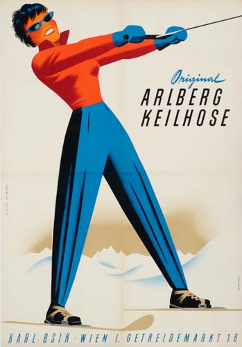 Arlberg Keilhose, Karl Bsik Wien I Getreidemarkt 18