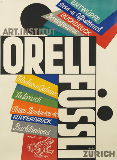 Art. Institut Orell Fussli Entwurfe Stein-ll. Offsetdruck Buchdruck Kartographie Klischees U. Galuanos Tieforck Aktien. Banknoten Etc Kupferdruck Buchbinderei Traschauer Zurich