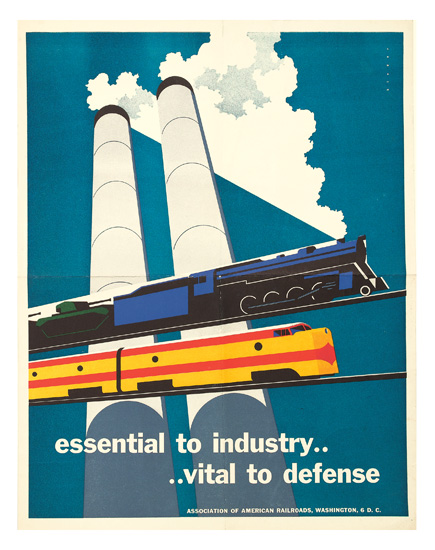 Association Of American Railroads Washington,6. D. C  Essential To Industry Vital To Defense