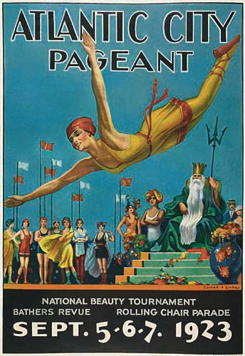 Atlantic City, Pageant, National Beauty Tournament, Bathers Revue, Rolling Chair Parade, Sept 5.6.7. 1923