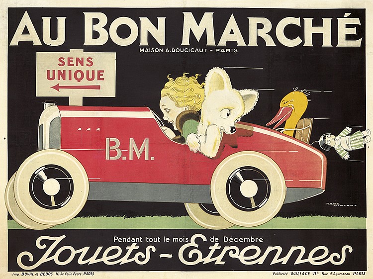 Au Bon Marche, Sens, Unique, Maison A,Boucicaut   Paris, B.M., Pendant Tout Le Mois De Decembre, Jouets   Etrennes