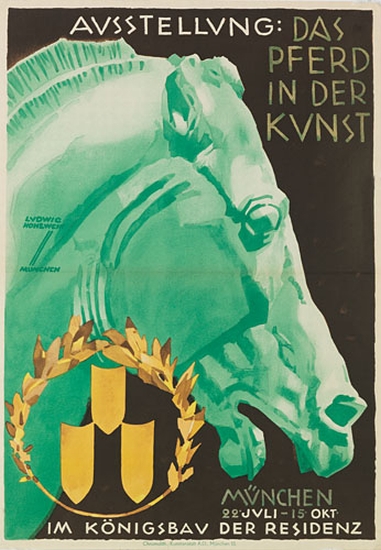 Ausstellung Das Pferd In Der Kunst, Mvnchen 22 Jvli 15 Okt, Im Konigsbav Der Residnz