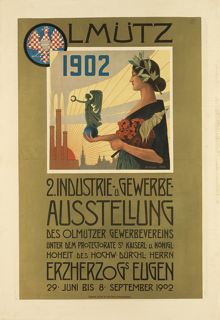 Lmutz, 1902, Olmutz 2. Industrie – U. Gewerbe – Ausstellung. Des Olmutzer Gewerbevereins, Unter Des Hochw.Durchl. Herrn, Erzherzogs Eugen, 29-Juni Bis 8. September 1902