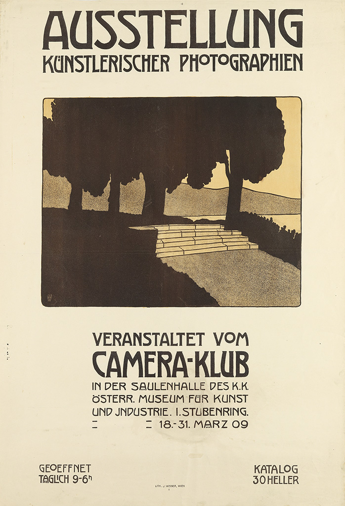 Ausstellung, Kunstlerischer Photographien, Camera – Klub, In Der Saulenhalle Des K.K, Osterr, Museum Fur Kunst, Und Jndstrie.I.Stubenring. 18-31 Marz 09, Geoeffnet, Taglich 9-6h, Katalog, 30 Heller