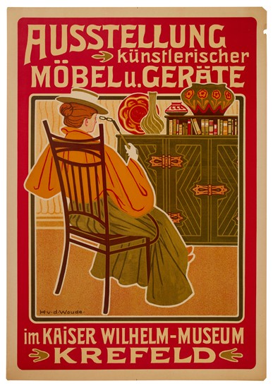 Ausstellung Künstlerischer Möbel U. Geräte Hv, D, Waude, Im Kaiser Wilhelm-Museum, Krefeld