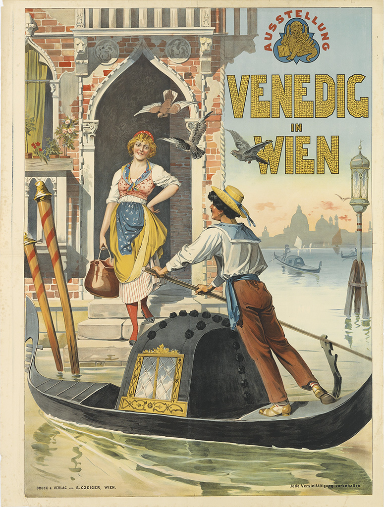 Ausstellung Venedig In Wien, Druck & Verlag S. Czciger wien.