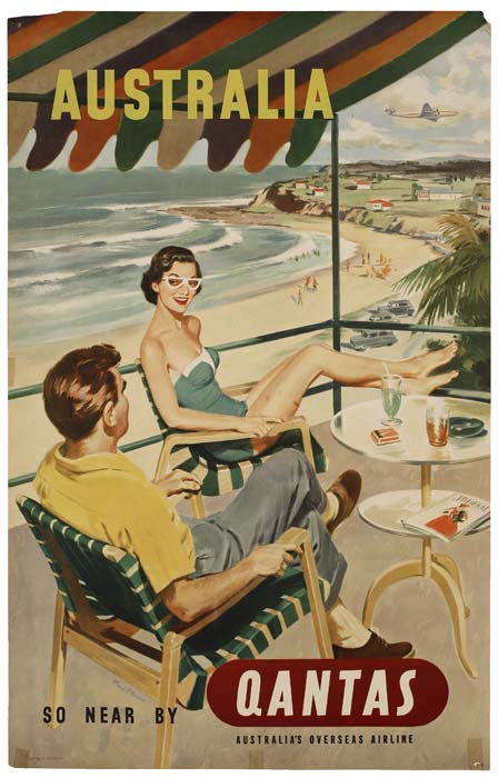 Australia, So Near By, Qantas , Australi’s Overseas Airline