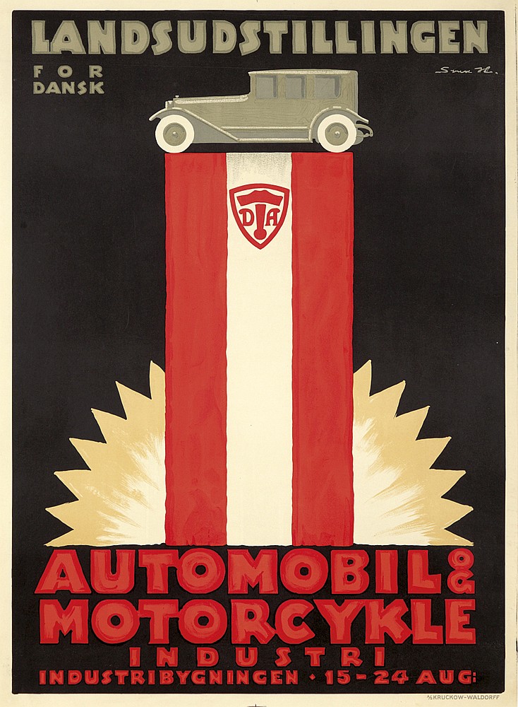 Landsudstillingen, For Dansk, Automobil, Motorcykle, Industries, Industribygnincen 15-24 Aug