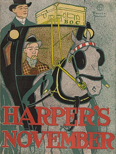Edward Penfield, B O C, Harper?s, November