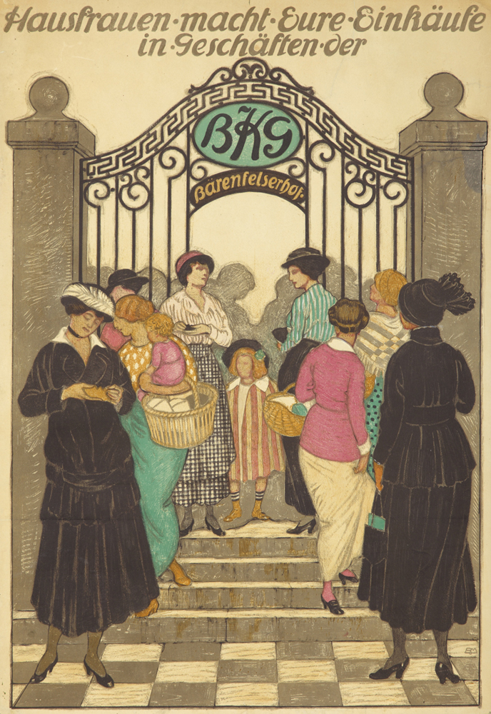 Hausfraen Macht Eure Einkaufe, In Geschaften Der, BKg, Barenfelserhaf