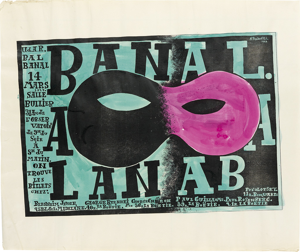 Bal, Banal, A A, Lanab, udar, bal, banal, 14mars 1924, salle bullier