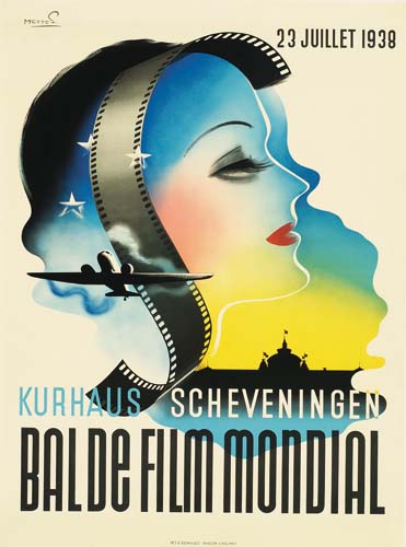 23 Juillet 1938, Kurhaus Scheveningen, Bal De Film Mondial