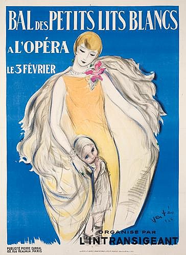 Bal Des Petits Lits Blancs, A L’Opera, Le 3 Fevrier, Organise Par, L’Intransigeant, Poeute Pierrc Currl, Rearue Paris